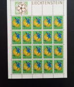 LIECHTENSTEIN MI-NR. 539-542 POSTFRISCH(MINT) KLEINBOGENSATZ BLUMEN 1971