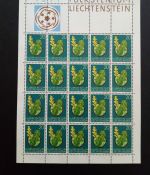 LIECHTENSTEIN MI-NR. 539-542 POSTFRISCH(MINT) KLEINBOGENSATZ BLUMEN 1971
