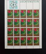 LIECHTENSTEIN MI-NR. 539-542 POSTFRISCH(MINT) KLEINBOGENSATZ BLUMEN 1971
