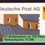 DEUTSCHLAND MH 32 POSTFRISCH(MINT) SEHENSWÜRDIGKEITEN 1995 WALLFAHRTSKAPELLE ALTÖTTING