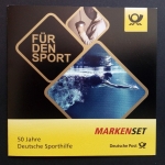 DEUTSCHLAND MH 106 POSTFRISCH(MINT) 50 JAHRE DEUTSCHE SPORTHILFE 2017 POSTPREIS 7,25 €