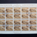 LIECHTENSTEIN MI-NR. 868-870 GESTEMPELT(USED) KLEINBOGENSATZ ORDEN UND KLÖSTER 1985