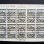 LIECHTENSTEIN MI-NR. 868-870 GESTEMPELT(USED) KLEINBOGENSATZ ORDEN UND KLÖSTER 1985