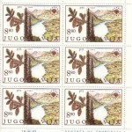 JUGOSLAWIEN MI-NR. 1943-1944 POSTFRISCH(MINT) BOGENTEIL NATURSCHUTZ - TARA GEBIRGE - SEEHUND