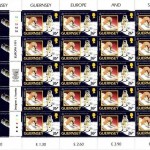 GUERNSEY MI-NR. 518-521 POSTFRISCH KLEINBOGEN EUROPA 1991 EUROPÄISCHE WELTRAUMFAHRT