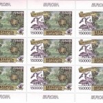 WEISSRUSSLAND MI-NR. 316-317 POSTFRISCH(MINT) KLEINBOGENSATZ EUROPA 1999 BÄR FUCHS HIRSCH WILDSCHWEIN VOGEL BÜFFEL