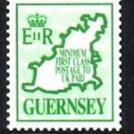 GUERNSEY MI-NR. 452 POSTFRISCH(MINT) FREIMARKE mit Nummer LANDKARTE