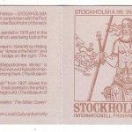 SCHWEDEN MH 107 POSTFRISCH(MINT) STOCKHOLMIA ´86 STOCKHOLM IN DER KUNST
