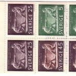 SCHWEDEN MH 19 POSTFRISCH(MINT) HOLZSKULPTUR 1968 AXEL PETERSSON