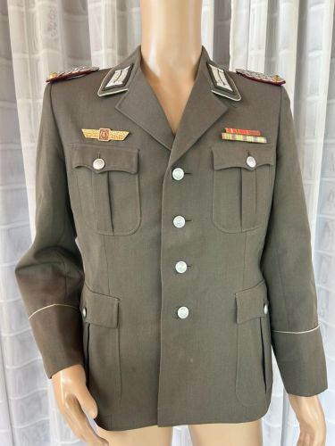 DDR NVA LaSK Uniformjacke Offizier Artillerie Gr. m52-0 1979 Oberstleutnant