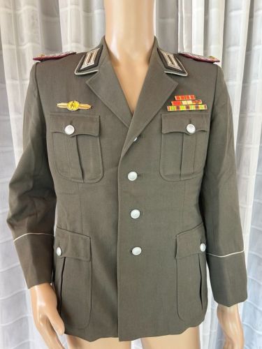 DDR NVA LaSK Uniformjacke Offizier Panzer Gr. k48 1974 Oberstleutnant