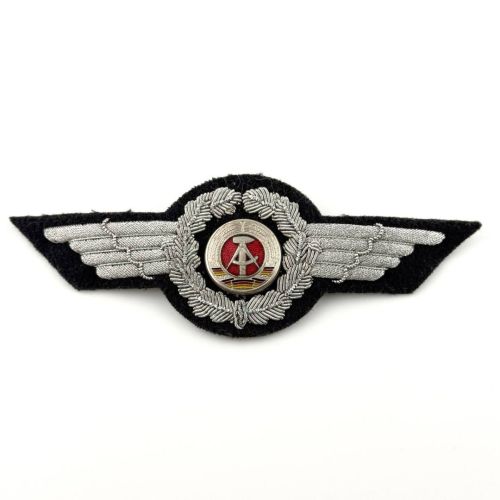DDR NVA LSK Mützenkranz Handgestickt Offizier Luftstreitkräfte Korkade