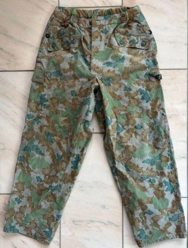 DDR NVA Feldhose Tarnhose Blumentarn Flecktarn Flächentarn Gr. 3 1963