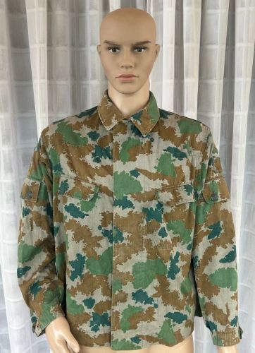 DDR NVA Feldjacke Tarnjacke Blumentarn Flecktarn Flächentarn Gr k48 1966