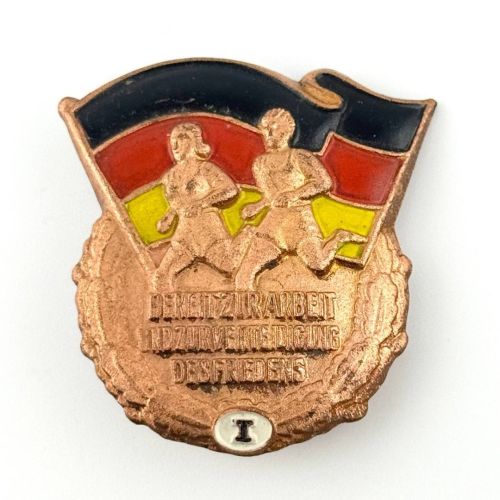 DDR DTSB Sportabzeichen für Erwachsene 1954 bis 1956 bronzefarben Stufe I