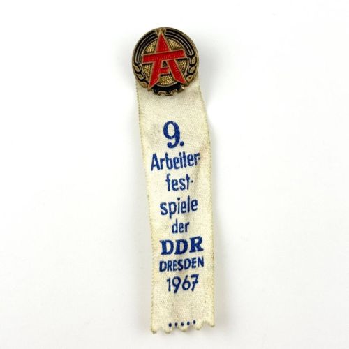 DDR Abzeichen 9. Arbeiterfestspiele der DDR Dresden 1967
