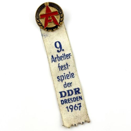 DDR Abzeichen 9. Arbeiterfestspiele der DDR Dresden 1967