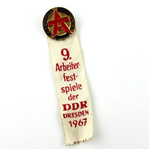 DDR Abzeichen 9. Arbeiterfestspiele der DDR Dresden 1967