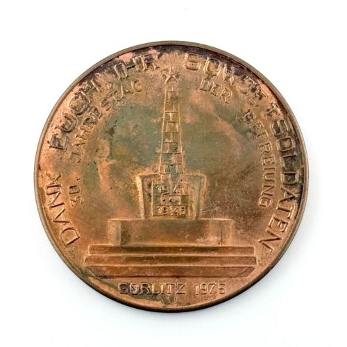 DDR Medaille 30. Jahrestag der Befreiung Görlitz 1975