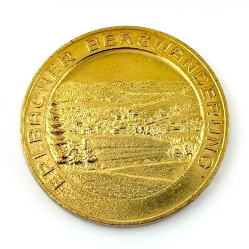 DDR DWBO Medaille Erlbacher Bergwanderung Wandert mit - Bleibt fit