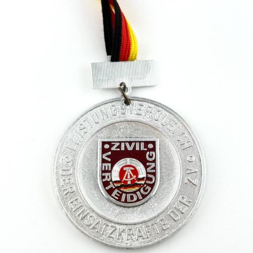 DDR Medaille Zivilverteidigung Leistungsvergleich der Einsatzkräfte der ZV 1977