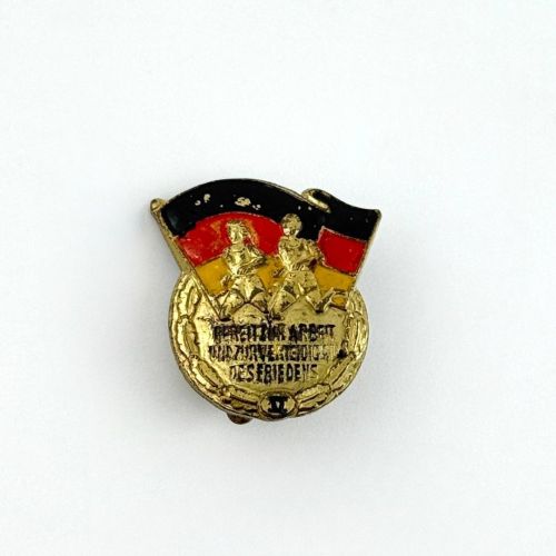 DDR DTSB Miniatur Sportabzeichen für Erwachsene 1951 bis 1953/54 Stufe II