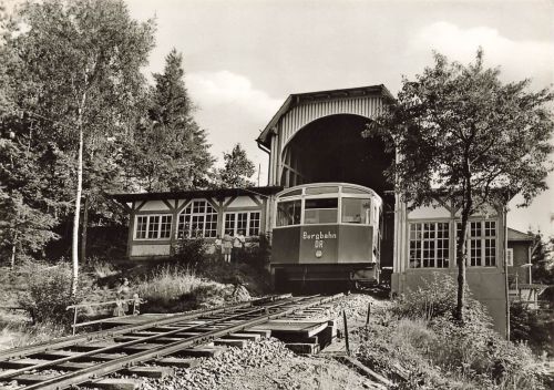 AK DDR Lichtenhain Oberweißbacher Bergbahn Sachsen Thüringer Wald Postkarte