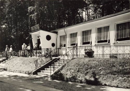 AK DDR Ückeritz Usedom Strand Klause Mecklenburg-Vorpommern 1975 gelaufen