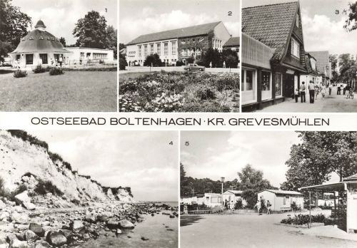 AK DDR Ostseebad Boltenhagen FDGB Erholungsheim Zeltplatz Mecklenburg-Vorpommern