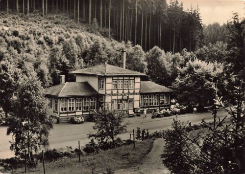 AK DDR Finsterbergen Stelgermühle Thüringen Thüringer Wald 1961 Postkarte