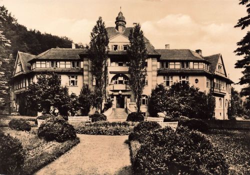 AK DDR Sülzhayn Sanatorium Hohenstein Südharz Thüringen Postkarte
