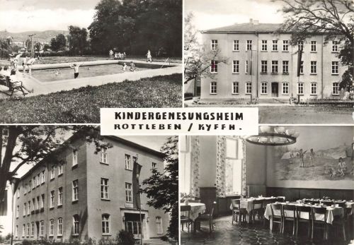 AK DDR Rottleben Kyffhäuser Kindergenesungsheim Thüringen 1983 Postkarte