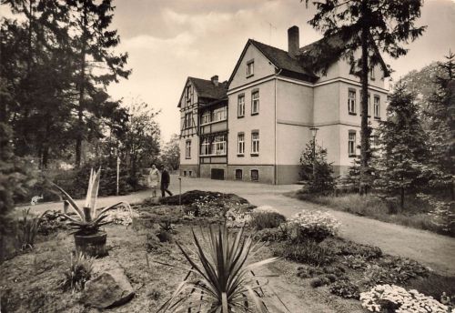AK DDR Friedensau Altersheim Villa Sachsen-Anhalt 1975 Postkarte