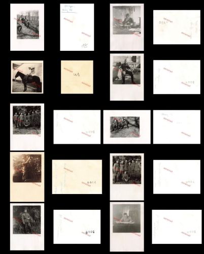 10x Fotos Leben deutscher Soldaten GR. 95 Besatz. Quimper Bretagne Frankreich