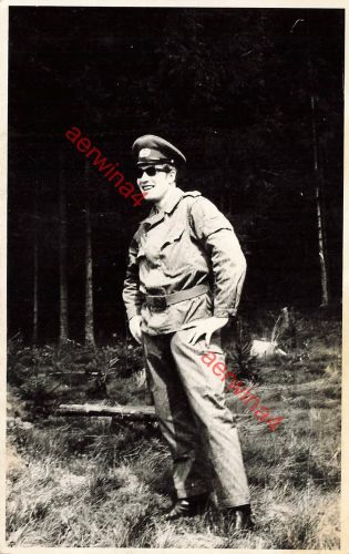 DDR NVA GT Foto Unteroffizier Felddienst Grenztruppen