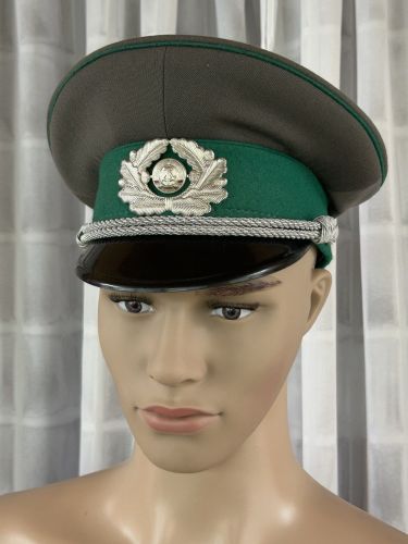 DDR NVA GT Schirmmütze für Offiziere der Grenztruppen 1987 Gr. 56