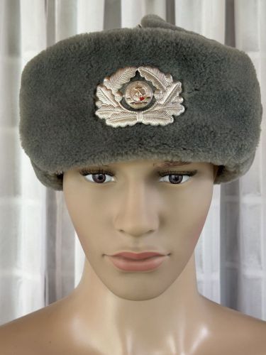 DDR NVA Wintermütze Pelzmütze 1983 Größe 58