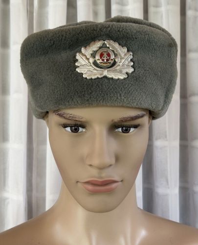 DDR NVA Wintermütze Pelzmütze 1974 Größe 59