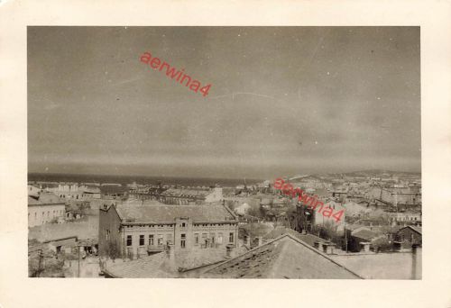 Blick auf die zerstörte Stadt Feodosia Krim Ukraine Ostfront 1942