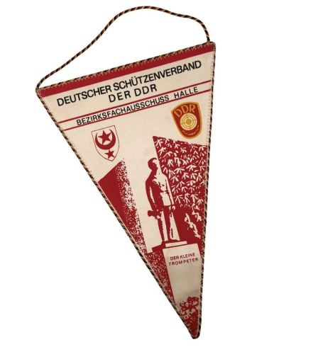 DDR Wimpel Deutscher Schützenverband Bezirksfachauschuss Halle GST