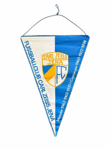 DDR Wimpel Fußballclub Carl Zeis Jena FC Autogramme