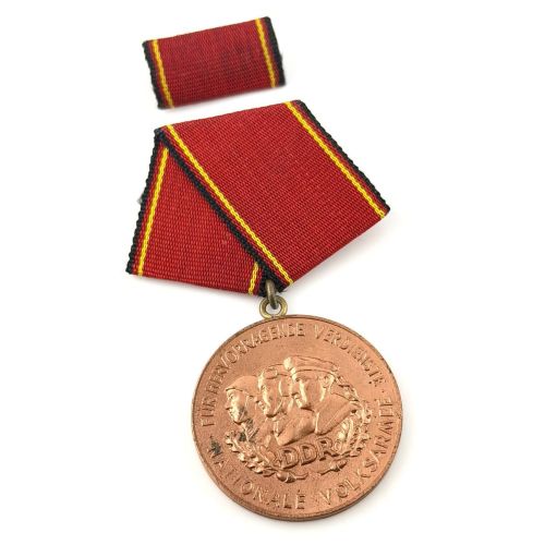DDR NVA Verdienstmedaille der Nationalen Volksarmee in Bronze
