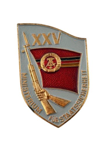 DDR MfS Erinnerungsabzeichen XXV Jahre Ministerium für Staatssicherheit