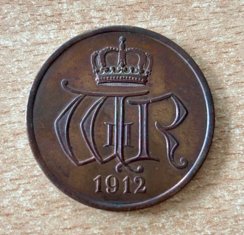 Preußen Ehrenzeichen Medaille WR 1912 in Bronze