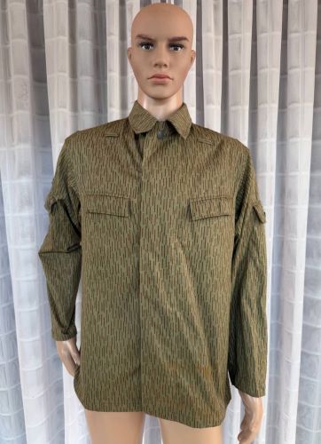 DDR NVA FDA Felddienst Jacke Strichtarn m48 1971