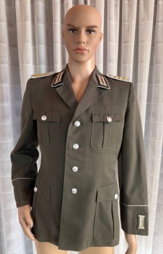 DDR NVA LaSK Uniformjacke Offizier Mot-Schützen Gr. g48 1974 Hauptmann