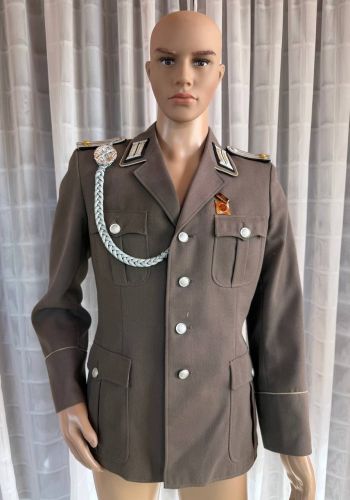 DDR NVA LaSK Uniformjacke Offizier Pioniere Gr. g48 1974 Oberleutnant