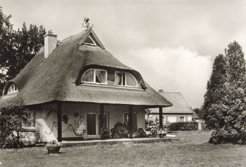 AK DDR Zingst Ostseebad Fischerhaus Mecklenburg-Vorpommern