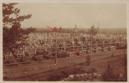 Foto-AK 1.WK Deutscher Soldatenfriedhof der 60. Reserve Division Ostfront