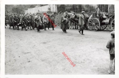 Foto WW2 Polnische Soldaten in Gefangenschaft bei Przemyśl Polen